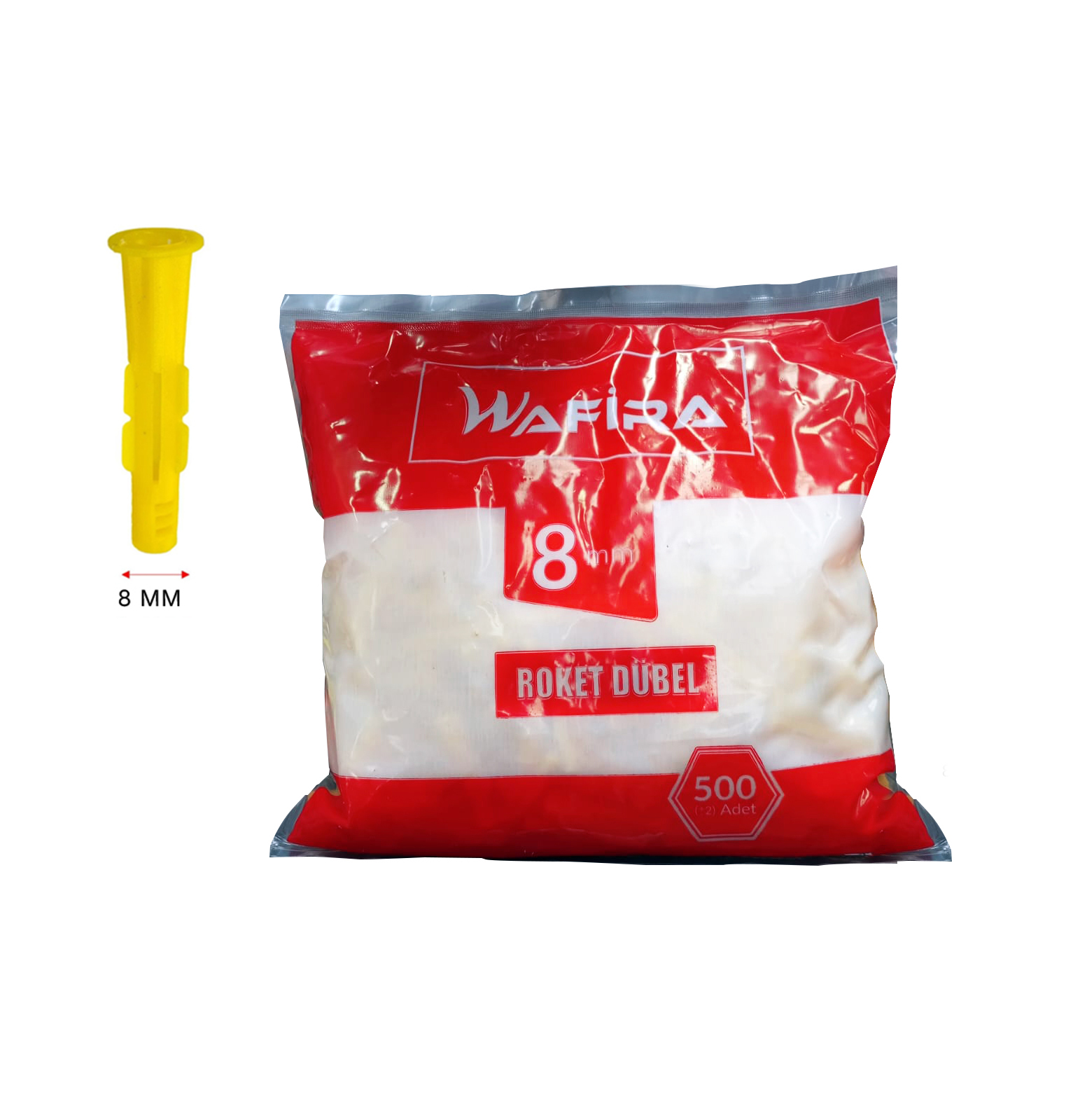 WAFIRA ROKET DÜBEL 8 MM (500LÜ)